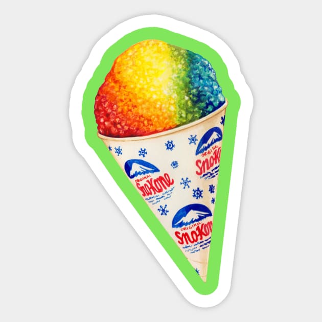 Snowcone Sticker by KellyGilleran